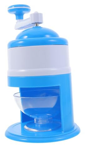 FUNOMOCYA Macchina Per Ghiaccio Shaved Ice Manuale Utensile Portatile Per Smoothie e Cocktail Senza Elettricità Design Compatto e Antiscivolo Per Dessert Freschi e Deliziosi