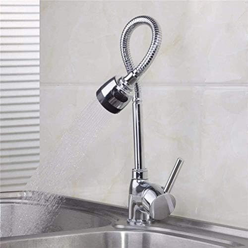 Chrom-Schwenkauslauf, Küchenspüle, Waschbeckenarmaturen, Keramikplatte, Spulenarmatur, Kalt- Und Warmwasser-Mischbatterie, Deckmontierte Wasserhähne