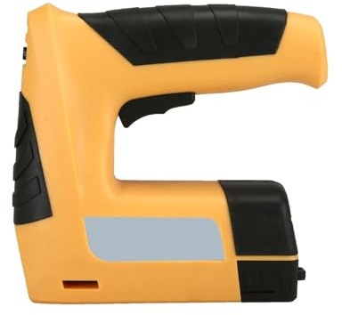 Grapadora neumática profesional para tapicería Mini grapadora eléctrica recargable de iones litio y pistola clavos, clavos portátil, for carpintería