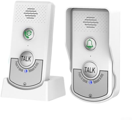 Filteilect Campanello video wireless per casa con portata di 1000 m, citofono bidirezionale, unità esterna impermeabile, batteria ricaricabile integrata da 2000 mAh, forte penetrazione del segnale