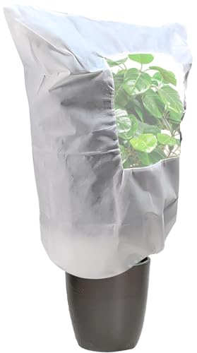 Nexoria Winterschutz Pflanzen Außen, Winterschutz für Pflanzen Pflanzenschutz Winter Überwinterungszelt Wiederverwendbar Frostschutzvlies Pflanzenschutz Winter Schutz für Kübelpflanzen (80 * 120cm)