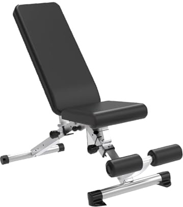 Banco de mancuernas plegable ajustable, press de banca inclinado profesional, capacidad de peso de 200 kg, entrenamiento de fuerza.