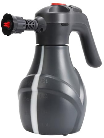 Spruzzatore Elettrico per Autolavaggio, Spruzzatore di Schiuma Portatile Automatico da 2 Litri, Nebulizzatori Flacone Spray Ricaricabile Senza Fili per Pulizia di Auto e Piante da Giardino