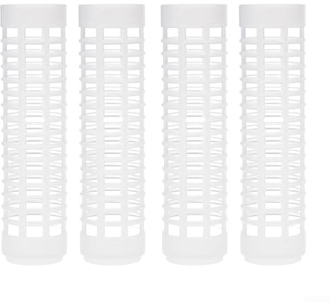4 pali di muschio in plastica per rampicanti per interni, supporto verticale, bianchi, decorativi, per crescita verticale e salvaspazio, per piante d'appartamento Pothos Monstera, filodendro