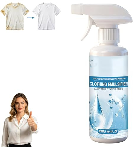 Fly Cleanse Spray,2026 Neu Non Ionic Emulsifier Clothing Cleaner,Fleckenentferner Kleidung,Milde Nichtionische Emulsions-Fleckenentfernung ohne Die Fasern zu Beschädigen (300ml*1)