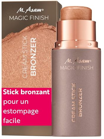 M. Asam Magic Finish Cream Stick Bronzer (6g) | Bronzer Stick Crème Pour Bronzage Naturel, Bronzeur Pour Contouring Maquillage Du Visage