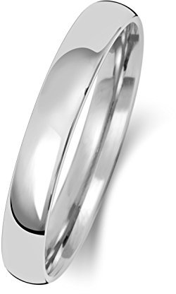 Platin 950 3mm Slight Court Form Herren/Damen - Trauring/Ehering/Hochzeitsring WJS15105PT950