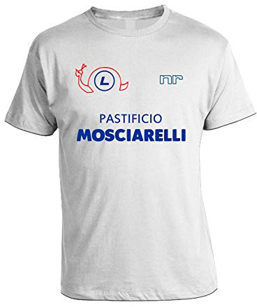 bubbleshirt T-Shirt Longobarda Uomo - Maglia Calcio Vintage Anni '80 - Maglietta Ispirata al Film Cult L'Allenatore nel Pallone - 100% Cotone - Taglie S-XXL