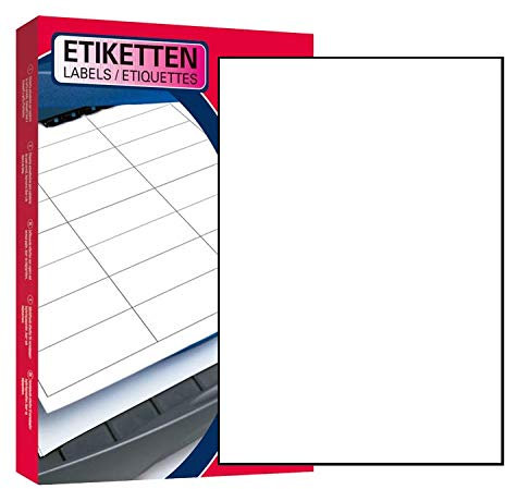 25 Blatt Drucker Universal Etiketten 210 x 297 mm Palettenschild Selbstklebend DIN A4 (25 St. Etiketten) Adressetiketten Laser Copy Inkjet Hinweisschilder