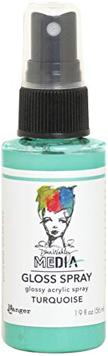 Dina Wakley Media DW GLOSS SPRAYS TURQUIOSE, 2oz