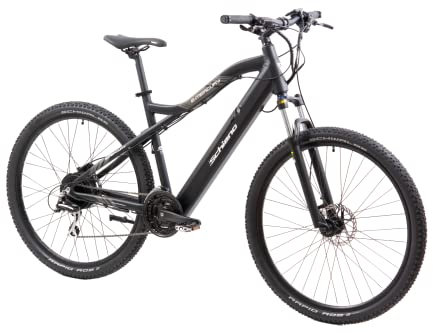 F.lli Schiano E-Mеrcury, E Bike Mountainbike, 29 Zoll, 36V 11.6Ah Abnehmbarer Akku, Motor 250W 50Nm, MTB Ebike für Herren/Damen, Schwarz