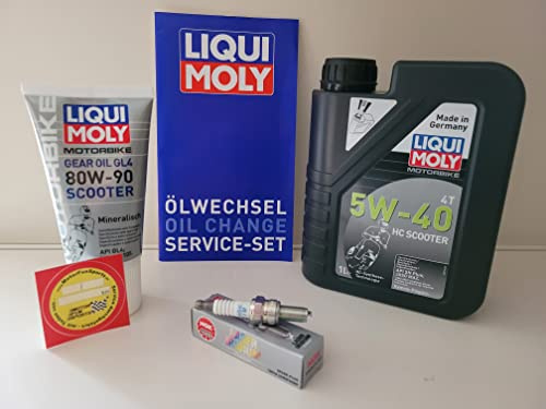 MotorFunSports Wartungs - Set - Vespa Primavera 50 4T 3V - Inspektion Öl Zündkerze