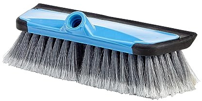 Dicor CP-SB10SQE Brosse de Lavage extérieure à Poils Doux avec raclette pour Nettoyage et Entretien du Toit extérieur du Camping-Car