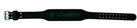 Chiba Unisex Ledergürtel, Black/Black, XL