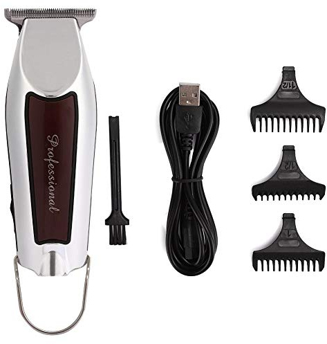 Dekaim Cortapelos, Cortapelos Recargable USB, Cortapelos Eléctrico, Afeitadora, Cortadora de Pelo de Precisión Cortadora de Barba Set de Cortadora de Barba para Hombres (Plata)