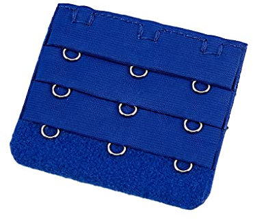 osiuujkw Extension Strap Bra Extenders Buckle 3 Hook Women Breathable Multicolor Adjustable Length Gadgets 3 Rows Underwear, royal blue