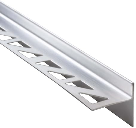 Dalsys Fallkil, kakelskena 200cm x 10mm höger Silver rostfritt stål