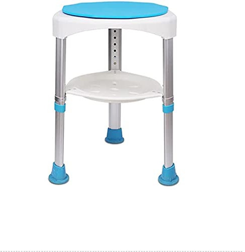 Duschsitz Duschhocker 360 Grad drehbarer Duschhocker - Verstellbarer drehbarer Badesitz und Duschstuhl