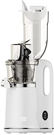 CRBUDY Extractor de Jugo de Prensa en frío, exprimidor Lento de Entrada Grande, licuadora de Frutas y Verduras para el hogar, Filtro FFX, fácil de Limpiar Pro (Color: Azul, tamaño: Reino