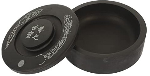 PLAFOPE Chinesischer Kalligraphie-tintenstein Mit Deckel Sumi- Langlebig Und Robust Für Traditionelle Zeichnungen Und Kalligraphie-übungen