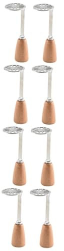 PRETYZOOM 4 Set Di Schiacciapatate Piccolo Schiacciapatate Per Cucina in Acciaio Inox Manuale Riutilizzabile Comodo Da Impugnare 2 Pezzi * 4