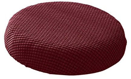 Parliky Elastischer Stuhlbezug Aus Polyester Waschbarer Sitzschutz Für Esszimmerstühle Passend Für Runde Hocker Und Verschiedene Stuhlformen