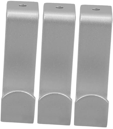 NULYLU 3stücke Halterungen Für Vorhangstangen Wandmontiert Einstellbare Metallhalterungen Verdicktes Design Für Stabilität Und Langlebigkeit Mühelose Installation Für Gardinenstangen