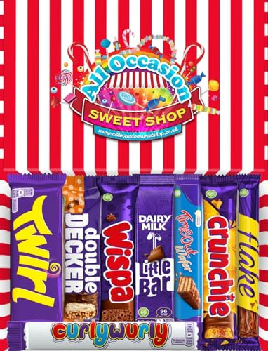 Chocolate Hamper Gift Box – Assorted Dairy Milk Chocolate Bars, Ideal for Happy Birthday & Thank You Gifts