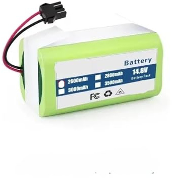 Batería De Robot Aspirador De 14,4 V, Compatible con Conga, Excellence 950 990 1090 1990, Compatible con Deebot, N79S N79 DN622, Robovac 11S 12 X500(2600mAh)