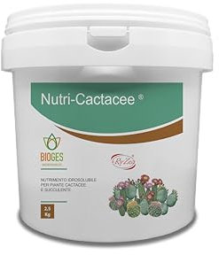 Bioges Nutri Cactacee 2,5 kg concime per Piante grasse