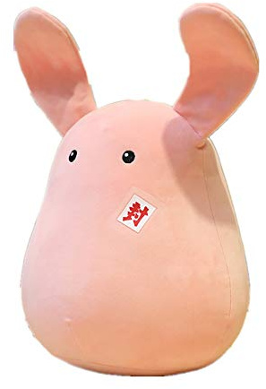Zopmopae Anime rosa carino peluche bambola coniglio bambola lancio cuscino morbido imbottito peluche portachiavi ciondolo giocattolo per Anime fan Chritsmas compleanno