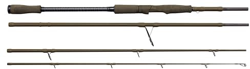 Savage Gear SG4 Medium Spiel TR Travel Angelrute - Schnelle Raubfischrute für Süß- und Salzwasser - Ideal für Barsch, Hecht, Zander & Multi-Spezies - Perfekt für Weichköder 2.69M 15-45G