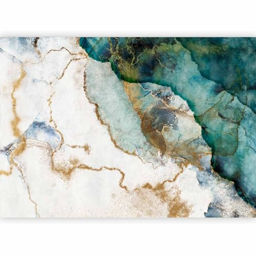 murando Fotomurales Pared piedra 350x256 cm XXL Papel pintado | tejido no tejido coración Pared corativos Murales morna Diseno Fotográfico mármol Abstracto efecto 3D