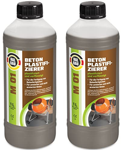 Betonverflüssiger 2L Plastifizierer Betonzusatzmittel Verzögerer Flüssiger Zusatzstoff Beton M01