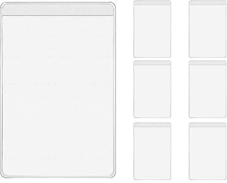 ZoeTekway 12 x Transparente Ausweishülle Kartenhülle Ec Karten Schutzhülle Karten Hüllen Scheckkartenhülle für perfekten Karten Schutz für Führerschein und Andere Scheckkarten