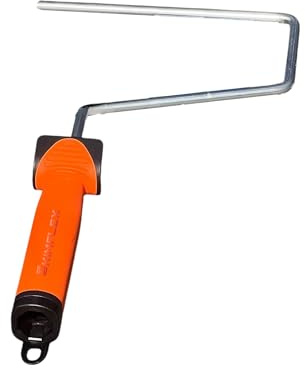 Rouleau de plâtre à rouler pour application de mastic de cloison sèche prêt à l'emploi 7,6 cm, 17,8 cm, 25,4 cm, rouleau d'angle et applicateur écrémé de plâtre (17,8 cm 18 cm, connexion à clic pour