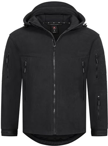 Höhenhorn 33k15+ZWL4 Biferten Herren Militär Fleecejacke Schwarz Gr. M