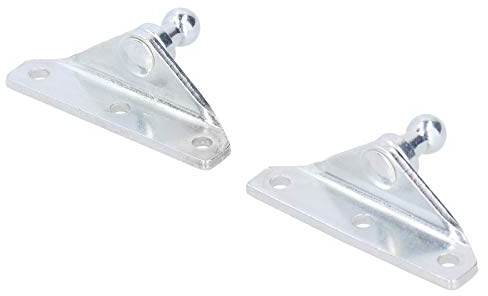 2 Pezzi Staffe con Perno Sferico per Molla a Gas 10 Mm Staffa per Puntone di Sollevamento Perno a Sfera M10 per Pacchetto Molle Puntone a Gas