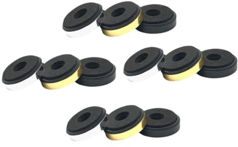 HEMOTON 12pcs Audio Machine Floor Mat Speaker Vibration Absorber Speaker Pad Speaker Spikes Speaker Base Mat Speaker Feet Subwoofer Pad Chassis Nail Pad Eva