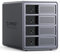 ORICO RAID Aluminium-Gehäuse für 4 Festplatten, USB 3.0 zu SATA Externes HDD Dockingstation für 3,5 Zoll HDD Festplatten bis zu 22TB, Unterstützt RAID 0/1/5/10 (9848RU3)