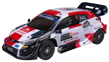 Nikko Coche teledirigido RC 10402 Toyota Gazoo Rally Racer #69 Rovanperä 1:16 con Juego Extra de neumáticos y Destornillador, 28 cm, Mando a Distancia de 2,4 GHz, Alcance de 30 m, para niños a Partir