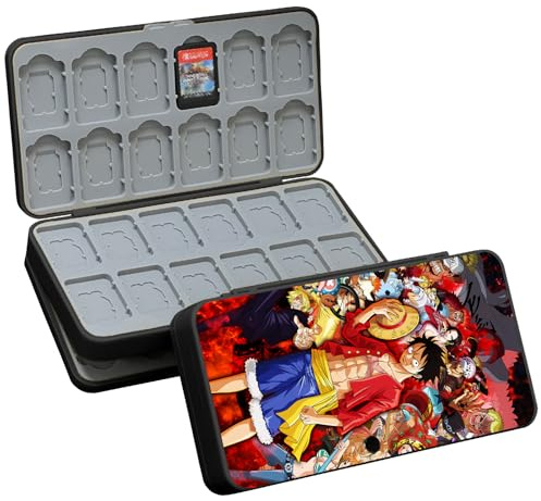 Custodia per Schede di Gioco, Custodie Giochi per Switch, Switch Game Card Case, Con 48 Giochi Cartridge Slot & 48 SD Card Storage, Design Magnetico,Organizer Antiurto Resistente All'acqua (SC4805)