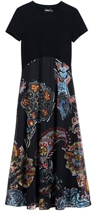 Desigual Vest_Paisley Mesh_Lacroix, 2000 Black, M