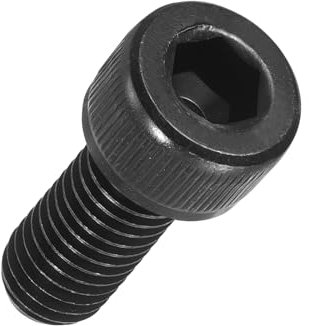 Kozelo 20pcs Tornillos de Cabeza Hexagonal - [M8-1.25 x 20mm] Aleación de Acero 12.9 Grado Óxido Negro Totalmente Roscado Allen Tornillo para Industrial Muebles Impresión 3D Reparación