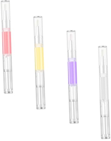 NULYLU 4piezas Bolígrafo De Cuidado De Uñas De Aceites Esenciales Para Cutículas Hidratación y Nutrición De Uñas De Lirio