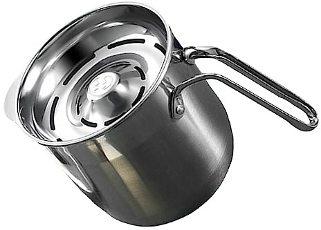 iplusmile Stainless Steel Egg Separator with Large Capacity Bucket Easy Clean Smooth Inner Wall Egg Yolk and White Filter for Mess Cooking and Home Kitchen Use