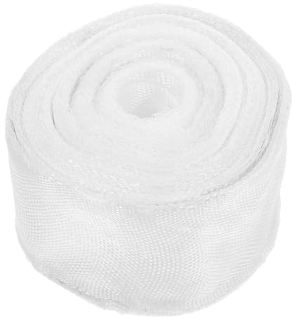 HEALEEP Non-adhesive Fiberglass Cloth Tape Flameproof Heat-resistant Insulation Wrap for Device Protection and Repair Reinforced Fiberglass Mesh for Stable Temperature Maintenance