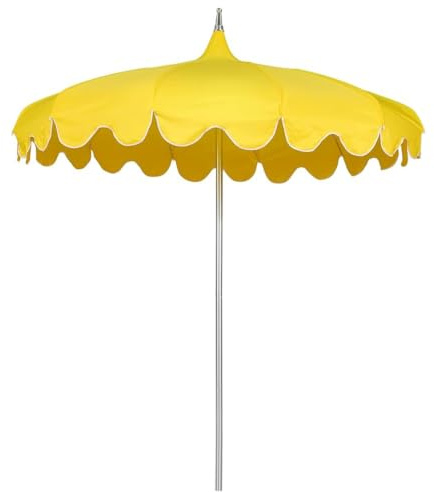 Mansader Ombrellone da 2,2 m, curvo, pagoda