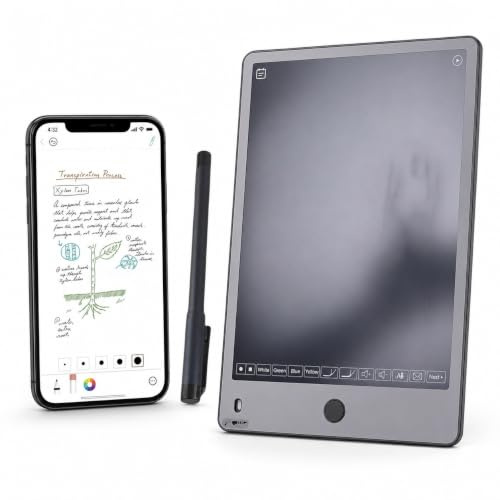 Elprico Elektronisches Notizbuch mit Stift, Digitalem Smart Pen und Schreibtafel-Set, Echtzeit-Synchronisierung Zum Digitalisieren, Konvertieren in Text, Speichern und Teilen von