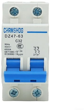 Disjoncteur miniature conçu pour une utilisation dans les installations d'énergie solaire distribuée avec une puissance nominale de 250 V CC et une compatibilité sur rail DIN (63 A)